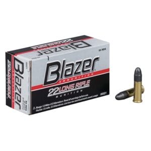 Blazer Ammo 22 Long Rifle Lead Round Nose - 22 Long Rifle 40gr Lead Round Nose 500/Brick