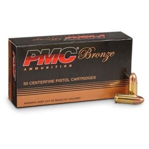 Bronze 9mm Luger Handgun Ammo - Bronze 9mm Luger 147gr Full Metal Jacket 50/Box