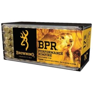 Browning BPR 17 HMR 17gr Polymer Tip Rimfire Ammo - 50 Rounds