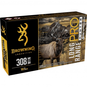 Browning Long Range Hunter Pro Rifle Ammunition .308 Win 165gr PT 2695 fps 20/ct