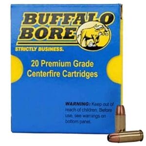 Buffalo Bore Heavy 40 S&W 155gr Centerfire Ammo - 20 Rounds