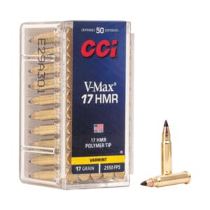 CCI .17 HMR 17 Grain V-MAX Rimfire Ammo