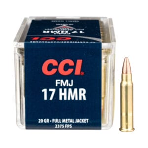 CCI 17 HMR FMJ Rimfire Ammo - .17 Remington - 20 Grain