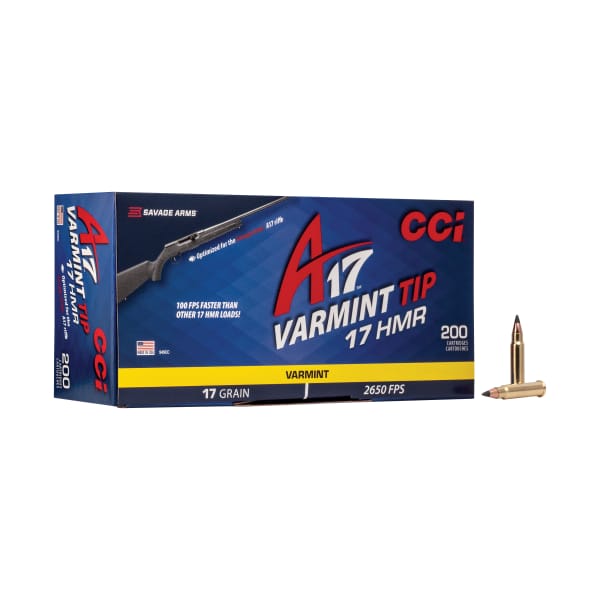 CCI A17 .17 HMR 17 Grain Rimfire Ammo