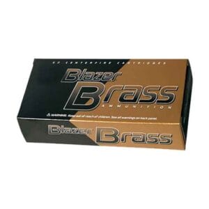 CCI Blazer Brass 380 Auto (ACP) 95gr FMJ Handgun Ammo - 50 Rounds