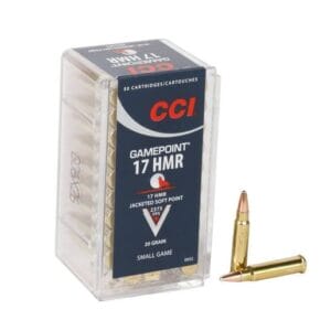 CCI Game Point 17 HMR 20gr JSP Rimfire Ammo - 50 Rounds