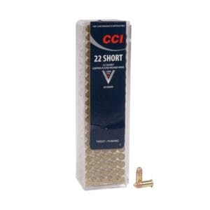 CCI High Velocity 22 Short 29gr CPRN Rimfire Ammo - 100 Rounds