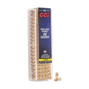 CCI Hollow Point .22 Short 27 Grain Rimfire Ammo