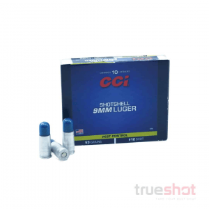 CCI - Pest Control - 9mm - 53 Grain - #12 Shot - Aluminum