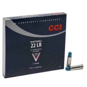CCI Shotshell 22 Long Rifle 31gr No. 12 Shot Rimfire Ammo - 20 Rounds