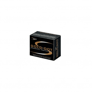 CCI Speer Gold Dot 9mm +P 124 Grain Hollow Point Ammo, 20 Round Box (23617)