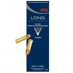 CCI/Speer 22 Long 29Gr HV Target/Plinking Rimfire Ammo (0029)