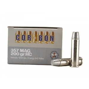 COR-BON Handgun Ammunition .357 Mag 200 gr HC 1150 fps 20/box