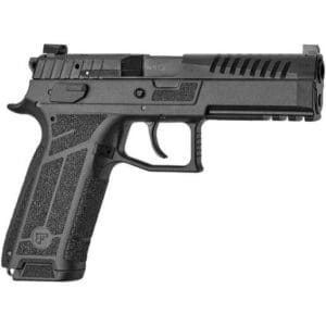 CZ P-09 F Nocturne 9mm Luger 4.53in Black Nitride Pistol - 19+1 Rounds - Black Full-Size