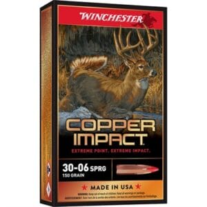 Copper Impact 30-06 Springfield Ammo - 30-06 Sprg 150gr Copper Extreme Point Lead Free 20/Box