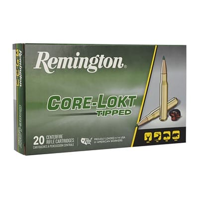 Core-Lokt Ammo 30-06 Springfield 150gr Pointed Sp - Core-Lokt Tipped 30-06 Springfield 165gr Polymer Tip 20/Box
