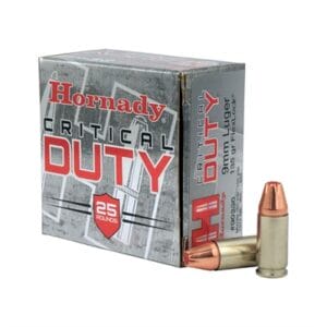 Critical Duty 9mm Luger Ammo - 9mm Luger 135gr Flexlock 25/Box