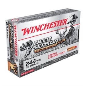 Deer Season Xp Copper Impact 243 Winchester Ammo - 243 Winchester 85gr Extreme Point Polymer Tip 20/Box