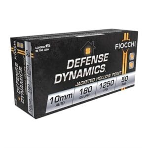 Defense Dynamics 10mm Auto Ammo - 10mm Auto 180gr Jacketed Hollow Point 500/Case