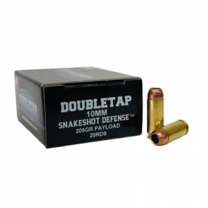 Double Tap DT SnakeShot Defense Ammunition 10mm Auto 135gr+#9 JHP 20/ct