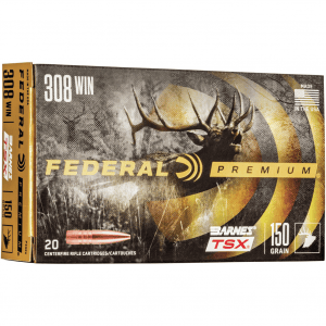 FEDERAL Barnes TSX 308 Win 150gr Ammo (P308V)