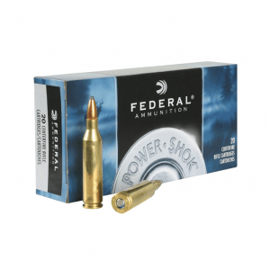 FEDERAL Power-Shok 243 Win. 80 Grain Soft Point Ammo, 20 Round Box (243AS)