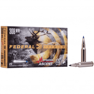 FEDERAL Terminal Ascent 308 Win 175gr 20rd/Box Ammo (P308TA1)