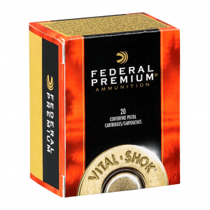 FEDERAL Vital-Shok 357 Mag 140 Grain Barnes Expander Ammo, 20 Round Box (P357XB1)