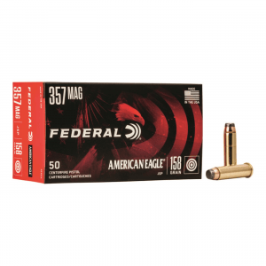 Federal American Eagle .357 Magnum JSP 158 Grain 50 Rounds