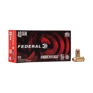 Federal American Eagle .40 S&W 155 Grain FMJ Handgun Ammo