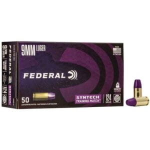 Federal American Eagle 9mm Luger 124gr SJFN Handgun Ammo - 50 Rounds