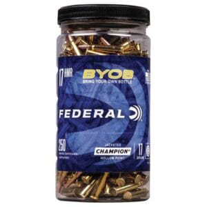 Federal BYOB 17 HMR 17gr JHP Rimfire Ammo - 250 Rounds