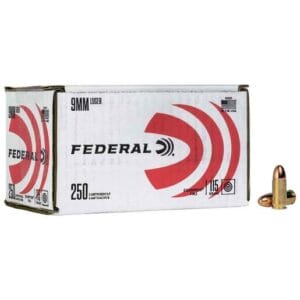 Federal Champion Training 9mm Luger 115gr FMJ Handgun Ammo - 250 Rounds