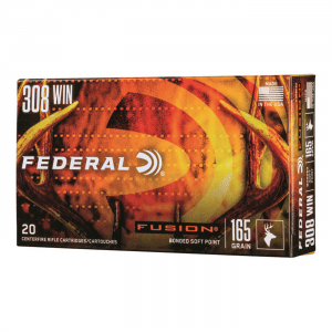 Federal Fusion .308 Winchester SP 165 Grain 20 Rounds