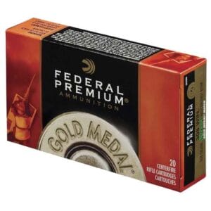 Federal Gold Medal 338 Lapua Magnum 250gr Sierra BTHP Rifle Ammo - 20 Rounds