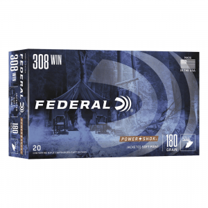 Federal Power-Shok .308 Winchester JSP 180 Grain 20 rounds