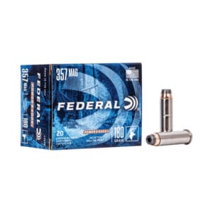 Federal Power-Shok .357 Magnum 180 Grain JHP Centerfire Handgun Ammo