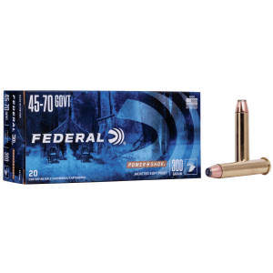 Federal Power-Shok Rifle Ammunition .45-70 Gov 300 gr SP 1850 fps - 20/ct