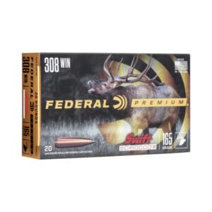 Federal Premium .308 Winchester 165 Grain Swift Scirocco II Rifle Ammo