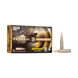 Federal Premium Berger Hybrid Hunter .308 Winchester 168 Grain Rifle Ammo