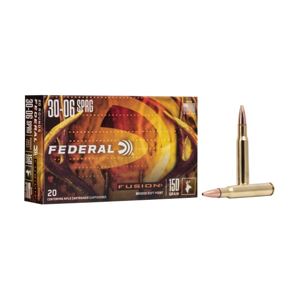 Federal Premium Fusion .30-06 Springfield 150 Grain Soft-Point Centerfire Rifle Ammo