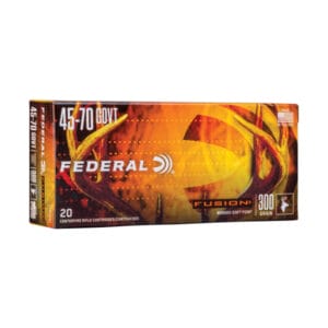 Federal Premium Fusion .45-70 Government 300 Grain Soft-Point Centerfire Rifle Ammo