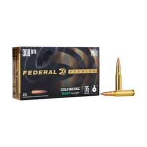 Federal Premium Gold Medal .308 Win 175 Grain Centerfire Rifle Ammo