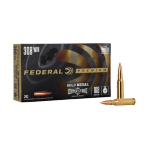 Federal Premium Gold Medal .308 Winchester 168 Grain CenterStrike OTM Rifle Ammo