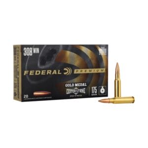 Federal Premium Gold Medal .308 Winchester 175 Grain CenterStrike OTM Rifle Ammo