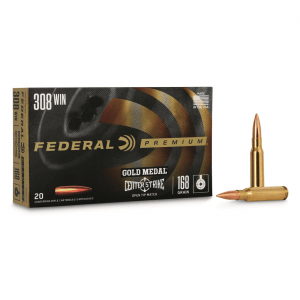 Federal Premium Gold Medal CenterStrike .308 Win. OTM 168 Grain 20 Rounds