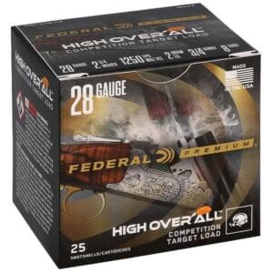 Federal Premium High Over All 28 Gauge 2-3/4in #8 3/4oz Target Shotshells - 25 Rounds - #8