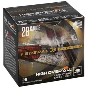 Federal Premium High Over All 28 Gauge 2-3/4in #8.5 3/4oz Target Shotshells - 25 Rounds - #8.5