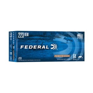 Federal Premium Power-Shok .223 Rem 64 Grain Centerfire Rifle Ammo