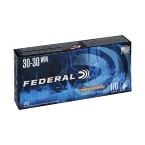 Federal Premium Power-Shok .30-30 Winchester 170 Grain Jacketed Soft-Point Centerfire Rifle Ammo